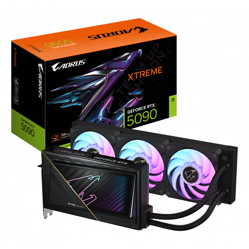 GIGABYTE AORUS GeForce RTX 5090 XTREME WATERFORCE 32G NVIDIA 32 GB GDDR7