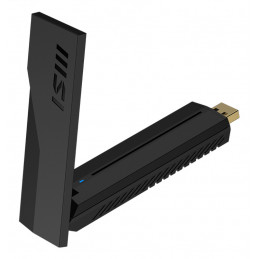 MSI BE6500 WiFi7 USB Stick - Dongle liitäntäkortti -sovitin USB 3.2 Gen 1 (3.1 Gen 1)