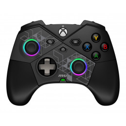 MSI FORCE PRO W CONTROLLER musta USB 2.0 Pad-ohjain Analoginen Digitaalinen Android, PC, Xbox One S, Xbox One X, Xbox Series S,