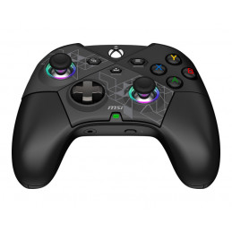 MSI FORCE PRO W CONTROLLER musta USB 2.0 Pad-ohjain Analoginen Digitaalinen Android, PC, Xbox One S, Xbox One X, Xbox Series S,