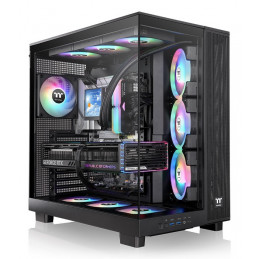 Thermaltake View 380 XL TG ARGB Midi Tower musta