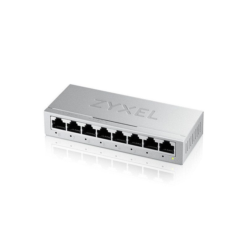 Zyxel GS-108BV5-EU0101F verkkokytkin Hallitsematon L2 Gigabit Ethernet (10 100 1000)