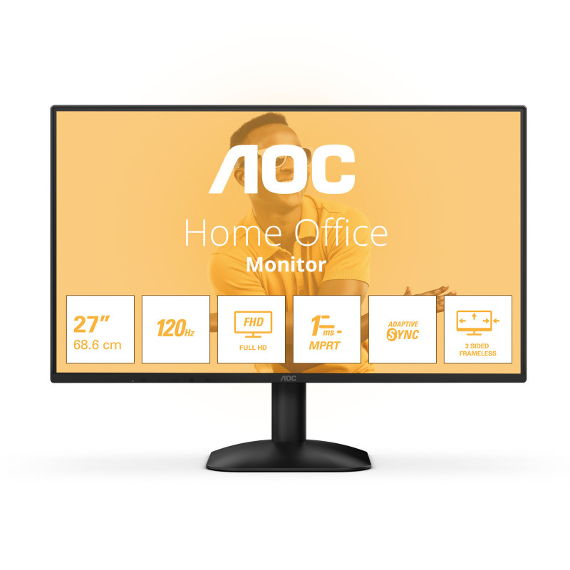 AOC B3 27B31H LED display 68,6 cm (27") 1920 x 1080 pikseliä Full HD musta