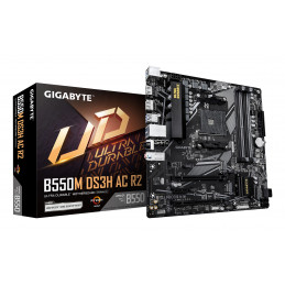 GIGABYTE B550M DS3H AC R2 emolevy AMD B550 Kanta AM4 mikro ATX