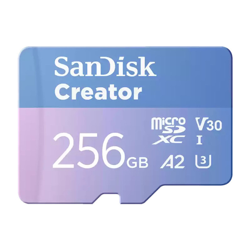 SanDisk Creator 256 GB MicroSDXC UHS-I Luokka 10