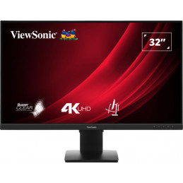 Viewsonic VG3208-4K tietokoneen litteä näyttö 81,3 cm (32") 3840 x 2160 pikseliä 4K Ultra HD LED musta