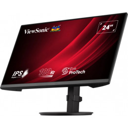 Viewsonic VA VA2408-HDJ tietokoneen litteä näyttö 61 cm (24") 1920 x 1080 pikseliä Full HD LED musta