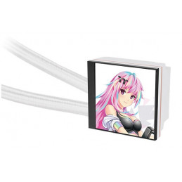 Thermaltake MAGFloe 420 Ultra ARGB Suoritin All-in-one-nesteenjäähdytin 14 cm Valkoinen 1 kpl