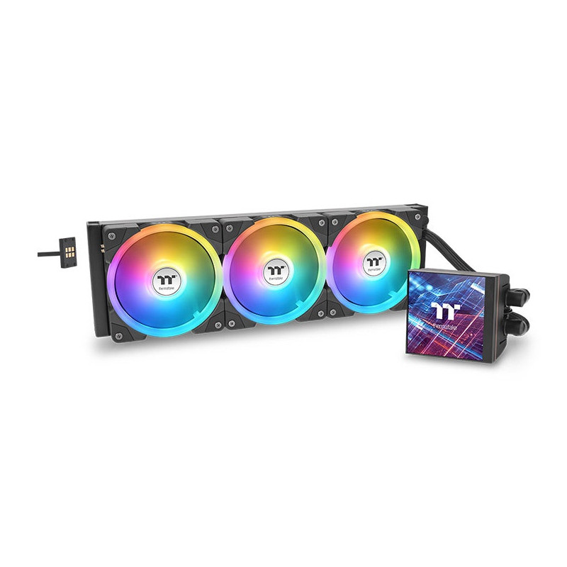 Thermaltake MAGFloe 360 Ultra ARGB Suoritin All-in-one-nesteenjäähdytin 12 cm musta 1 kpl