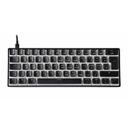 Deltaco Gaming GAM-075V2 näppäimistö Pelaaminen USB QWERTY Sveitsi musta