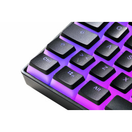 Deltaco Gaming GAM-075V2 näppäimistö Pelaaminen USB QWERTY Sveitsi musta