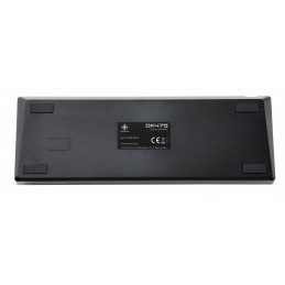 Deltaco Gaming GAM-075V2 näppäimistö Pelaaminen USB QWERTY Sveitsi musta