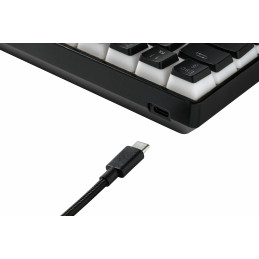 Deltaco Gaming GAM-075V2 näppäimistö Pelaaminen USB QWERTY Sveitsi musta