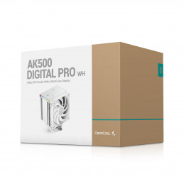 DeepCool AK500 Digital Pro WH Suoritin Ilmanjäähdytin 12 cm Valkoinen
