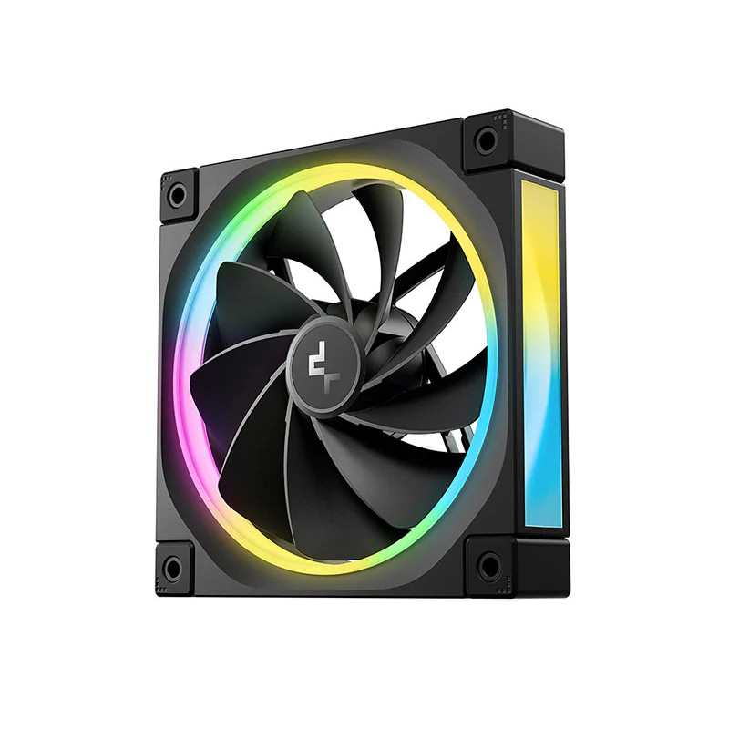 DeepCool FL12R Tietokonekotelo Tuuletin 12 cm musta 1 kpl