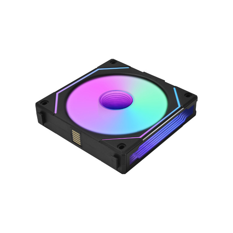 Lian Li UF-RSLIN120-1B Tietokoneen jäähdytysjärjestelmä Tietokonekotelo Tuuletin 12 cm musta 1 kpl