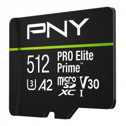 PNY PRO Elite Prime 512 GB MicroSDXC UHS-I Luokka 10