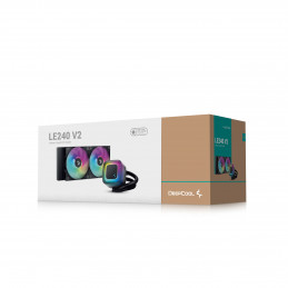 DeepCool LE240 V2 Suoritin All-in-one-nesteenjäähdytin 12 cm musta