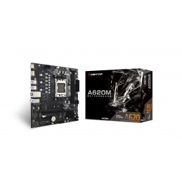 Biostar A620MS emolevy AMD A620 Pistoke AM5 mikro ATX