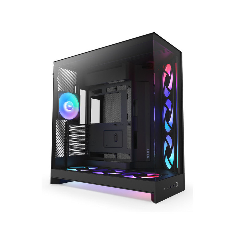 NZXT H9 Flow RGB+ Midi Tower musta