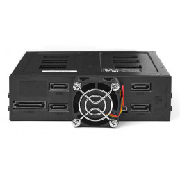 Chieftec CBP-425 asemapaikkaan asennettava paneeli Backplane musta