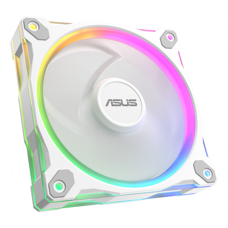 ASUS Prime MR120 Fan ARGB Reverse White Tietokonekotelo Tuuletin 12 cm Valkoinen