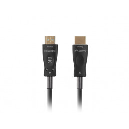 Lanberg CA-HDMI-30FB-0200-BK HDMI-kaapeli 20 m HDMI-tyyppi A (vakio) musta