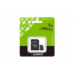 Kingston Technology Canvas Select Plus Gen3 1 TB MicroSDXC UHS-I Luokka 10