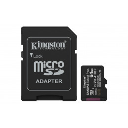 Kingston Technology Canvas Select Plus Gen3 64 GB MicroSDXC UHS-I Luokka 10