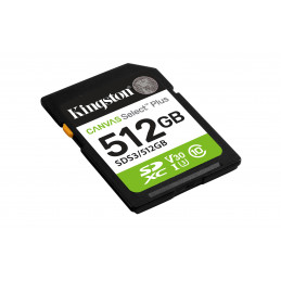 Kingston Technology Canvas Select Plus Gen3 512 GB SD UHS-I Luokka 10