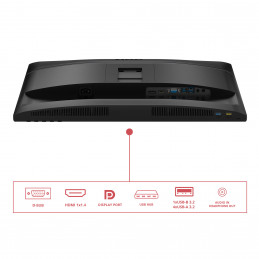 AOC 24E4U tietokoneen litteä näyttö 60,5 cm (23.8") 1920 x 1080 pikseliä Full HD LED musta