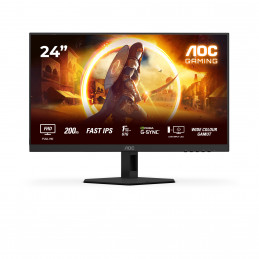 AOC G4 24G4HRE tietokoneen litteä näyttö 60,5 cm (23.8") 1920 x 1080 pikseliä Full HD LED musta, Punainen