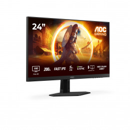 AOC G4 24G4HRE tietokoneen litteä näyttö 60,5 cm (23.8") 1920 x 1080 pikseliä Full HD LED musta, Punainen