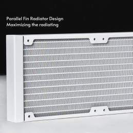 Chieftec CLC-360-RGB-W Tietokoneen jäähdytysjärjestelmä Tietokonekotelo All-in-one-nesteenjäähdytin 12 cm Valkoinen