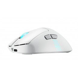 ASUS ROG Keris II Origin WHT hiiri Pelaaminen Oikeakätinen RF Wireless + Bluetooth + USB Type-A Optinen 42000 DPI
