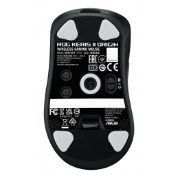 ASUS ROG Keris II Origin BLK hiiri Pelaaminen Oikeakätinen RF Wireless + Bluetooth + USB Type-A Optinen 42000 DPI