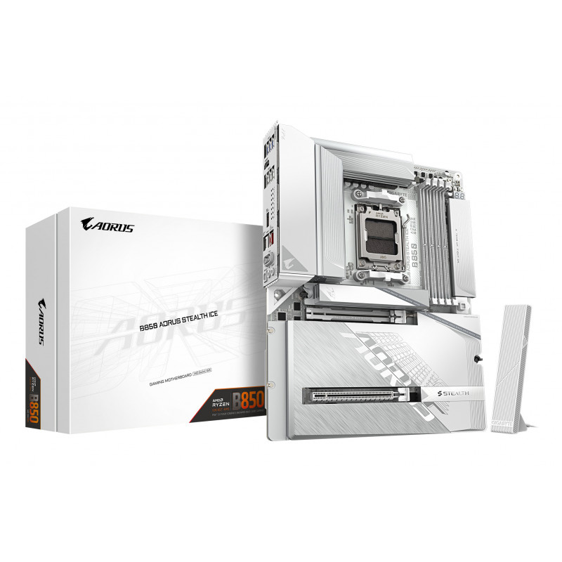 GIGABYTE B850 AORUS STEALTH ICE AMD B850 Pistoke AM5 ATX