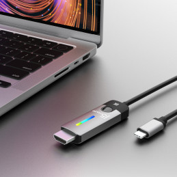 j5create JCC157-N USB-C® - HDMI™ 2.1 8K -kaapeli