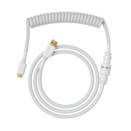 Glorious Gaming GLO-KB-ACC-CBL-COIL-GWHT näppäimistön hiiren kaapeli Valkoinen 1,4 m