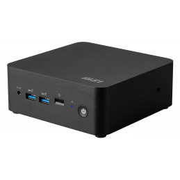 MSI CUBI NUC 1MG-244BEU barebone-tietokonerunko 0.84L sized PC musta 100U Intel® SoC