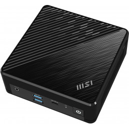 MSI CUBI N ADL S-226BEU barebone-tietokonerunko 0.69L kokoinen PC musta N200