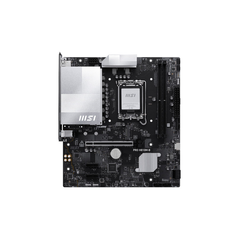 MSI PRO H810M-B emolevy Intel H810 LGA 1851 (Socket V1) mikro ATX