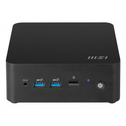 MSI CUBI NUC AI 1UMG-018BEU barebone-tietokonerunko Mini PC musta 155H Intel® SoC