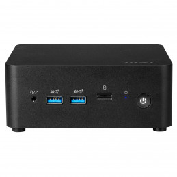 MSI Cubi NUC 1MG-001EU tietokone työasema Intel Core 7 150U 16 GB DDR5-SDRAM 1 TB SSD Windows 11 Pro Mini PC musta
