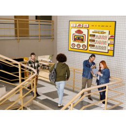 Viewsonic CDE4330 infonäyttö 109,2 cm (43") Wi-Fi 450 cd m² 4K Ultra HD musta Sisäänrakennettu prosessori Android 11