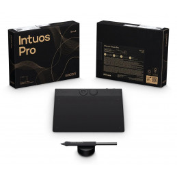 Wacom Intuos Pro Small – 2025 piirtopöytä musta 187 x 105 mm USB Bluetooth
