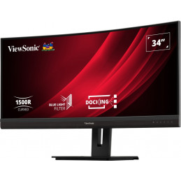 Viewsonic VG3456C tietokoneen litteä näyttö 86,4 cm (34") 3440 x 1440 pikseliä UltraWide Quad HD LED musta
