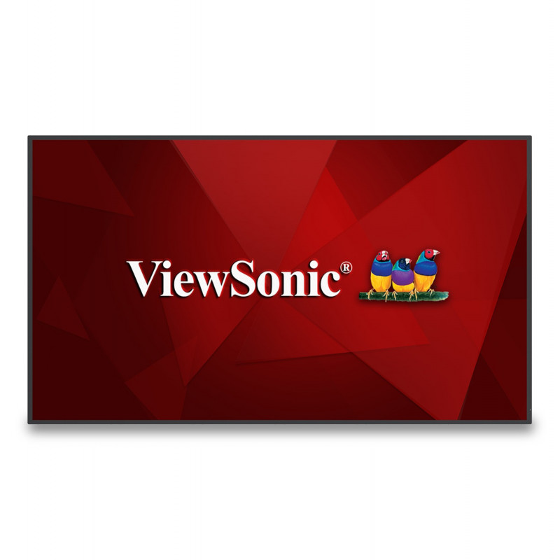 Viewsonic CDE5530 infonäyttö Digitaalinen litteä infotaulu 139,7 cm (55") LCD 450 cd m² 4K Ultra HD musta Sisäänrakennettu