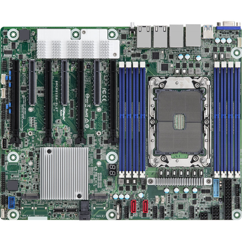 Asrock SPC621D8-2L2T emolevy Intel C621A LGA 4189 ATX
