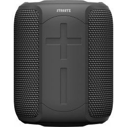 Streetz Vedenkestävä BT-kaiutin, TWS, 10W, IPX7, 3,5mm, musta